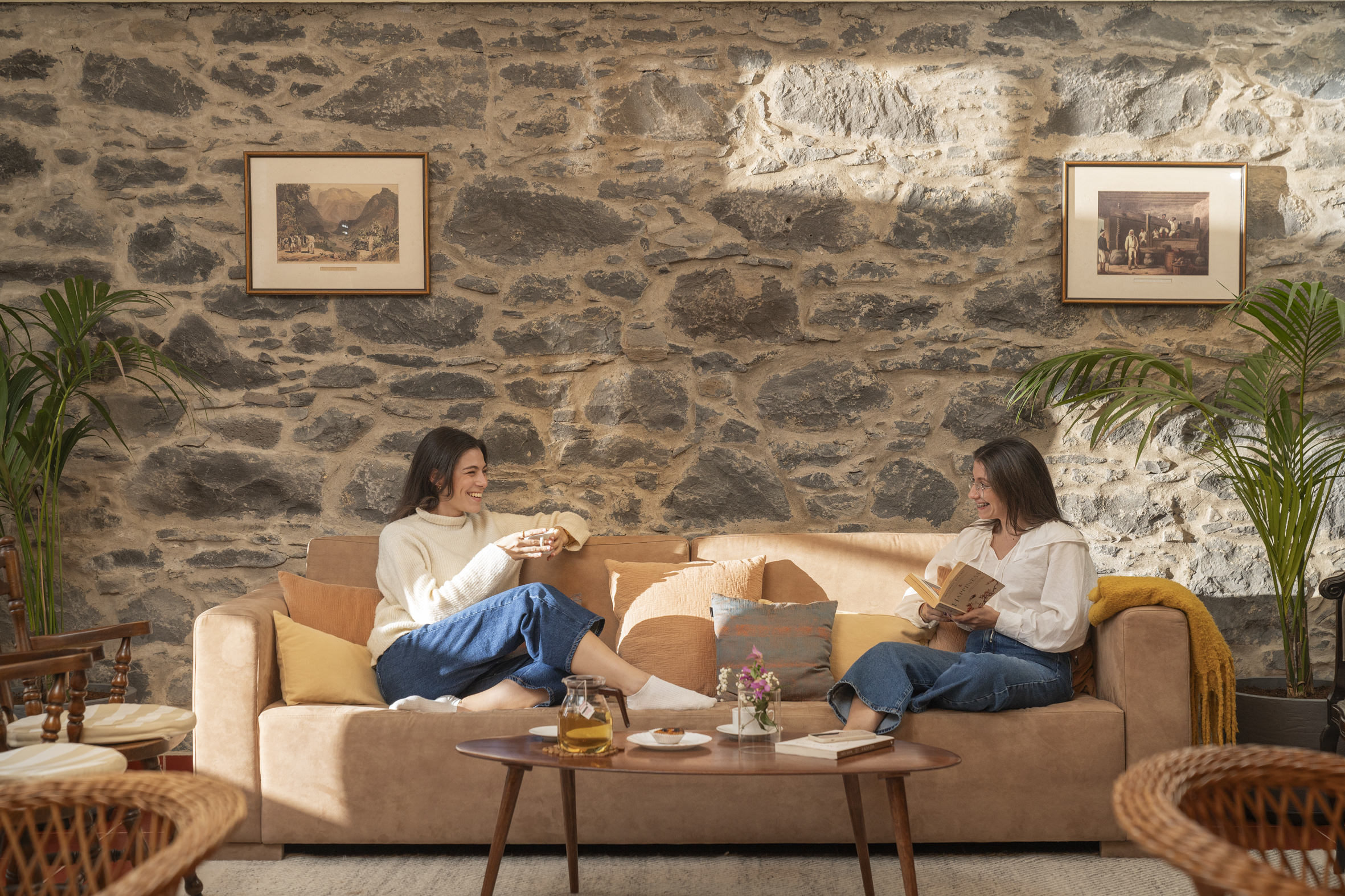 House with sofa